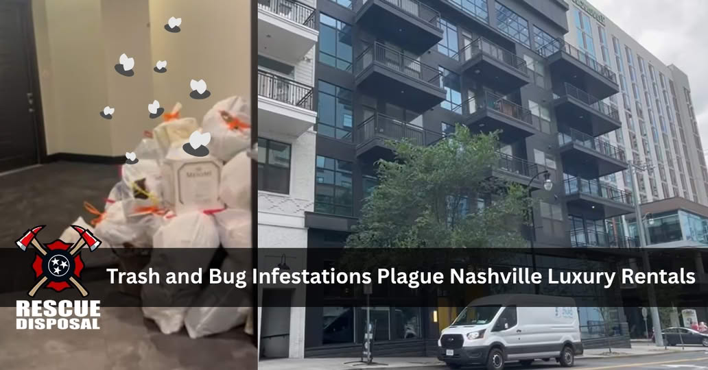 Overflowing Trash and Bug Infestations Plague Downtown Nashville Luxury Rentals