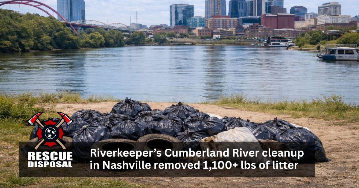Community Cleanup Delivers Big Win for the Cumberland River in Nashville